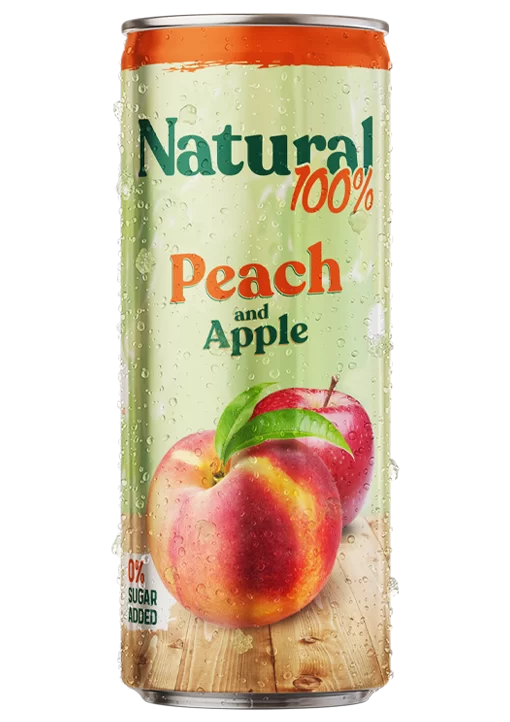 Natural 100 % Pfirsich-Apfel 24 x 250 ml